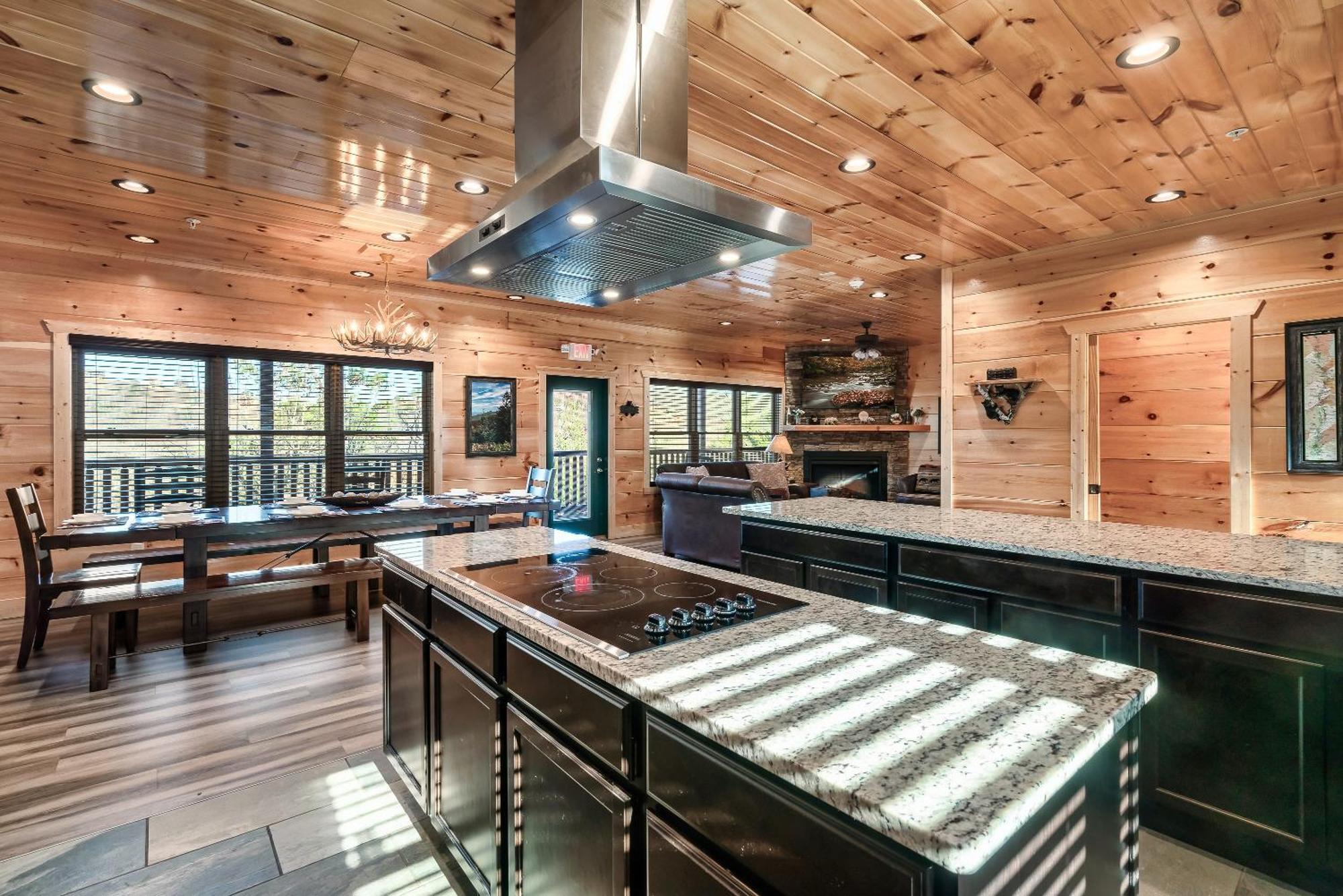 Full Equipped Cabin With A Pool And Game Room Smokies Views Gatlinburg Exterior foto
